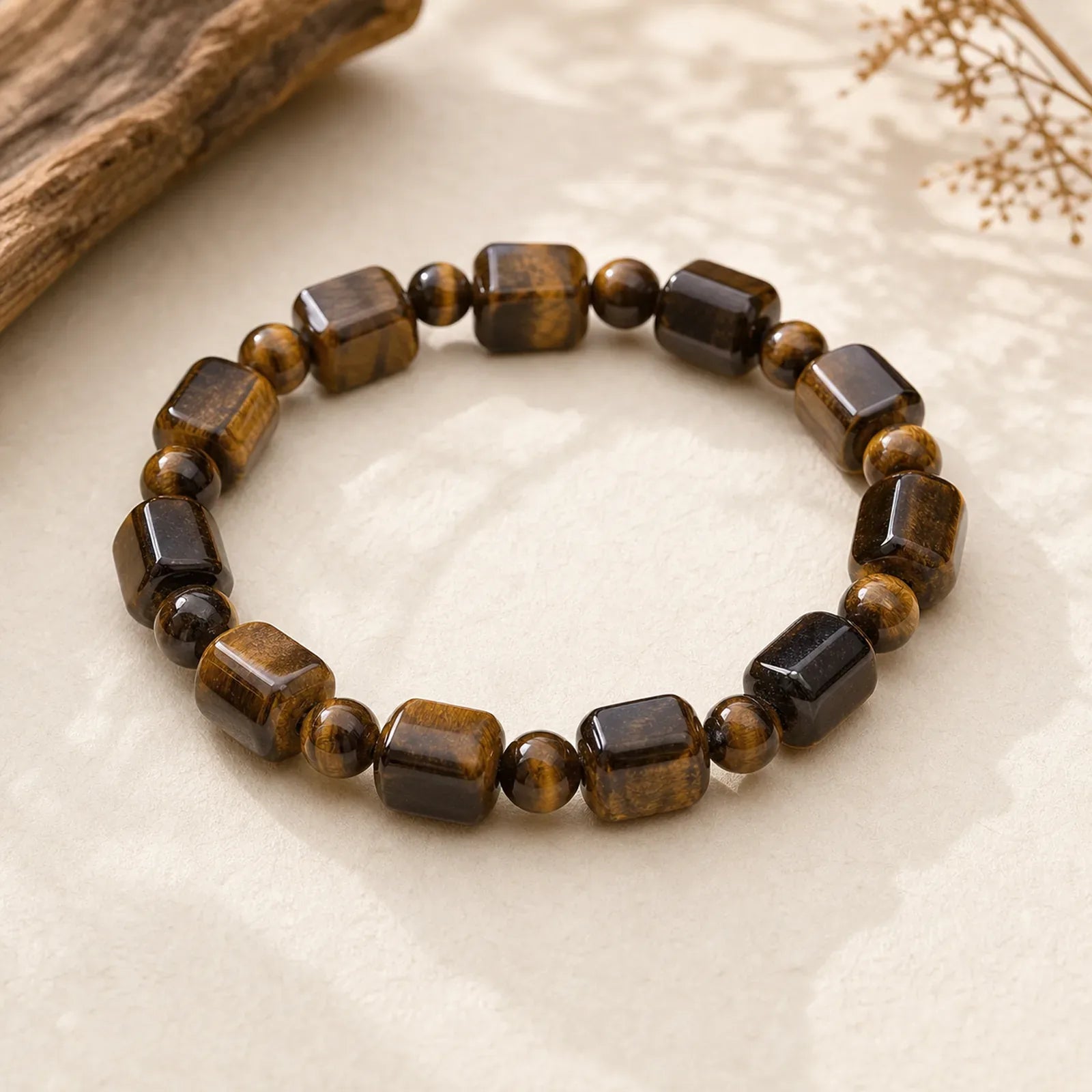 Tiger Eye Protection Bracelet featuring Tiger Eye