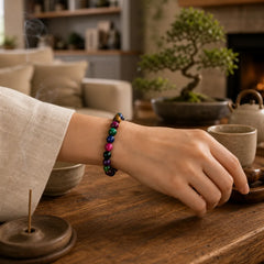 Tiger Eye Resolve Courage Bracelet featuring Tiger Eye