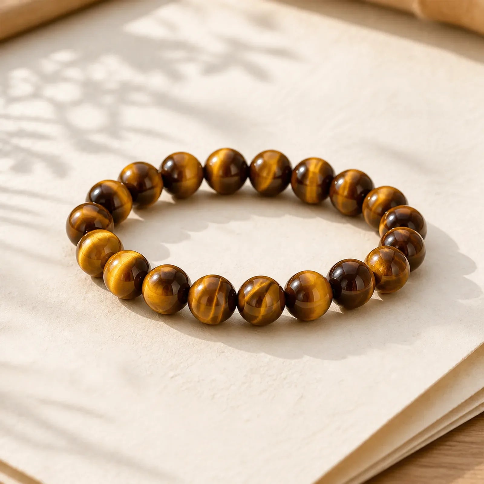 Tiger Eye Strength Bracelet featuring Tiger Eye