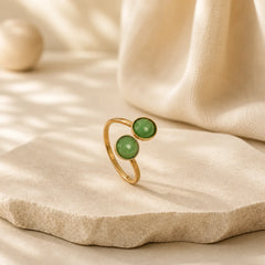 Titanium Steel Balance Calm Ring featuring Titanium Steel