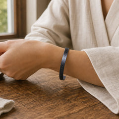 Titanium Steel Blessing Bracelet Bangle featuring Titanium Steel