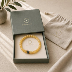 Topaz Beads Om Mani Padme Hum Fortune Bracelet featuring Topaz, Om Mani Padme Hum, Om