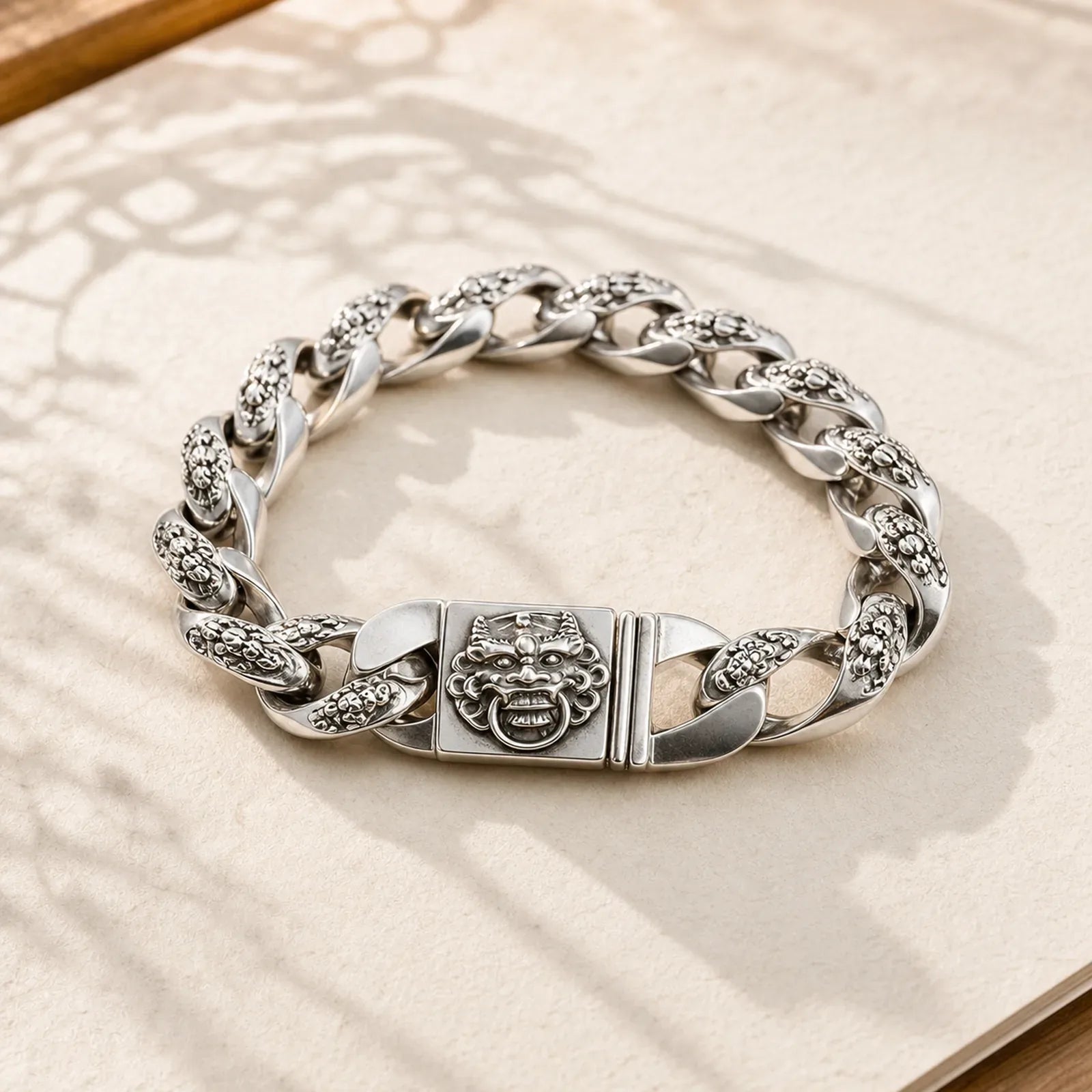 Two Tone Copper Pi Xiu Auspicioisness Bracelet featuring Copper, Pixiu