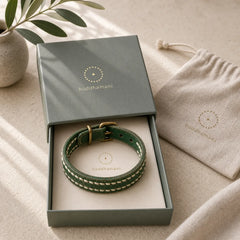 Vintage Leather Adjustable Buckle Strengthen Bracelet featuring