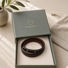 Vintage Multi-layer Leather Strength Buckle Bracelet featuring