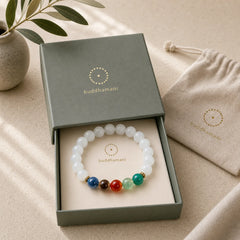 White Cat's Eye Colorful Candy Agate Abundance Bracelet featuring White Cat's Eye, Cat's Eye / Chrysoberyl, Candy Agate