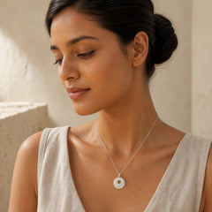 "Wishing Luck and Prosperity" White Jade Koi Fish Necklace Includes Gift Message Card featuring White Jade, Jade, Koi Fish