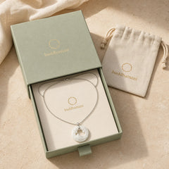 "Wishing Luck and Prosperity" White Jade Koi Fish Necklace Includes Gift Message Card featuring White Jade, Jade, Koi Fish