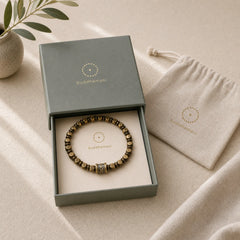 "Wishing You Balance and Strength" Brass Amulet Bracelet Includes Gift Message Card featuring Om, Om Mani Padme Hum, Copper