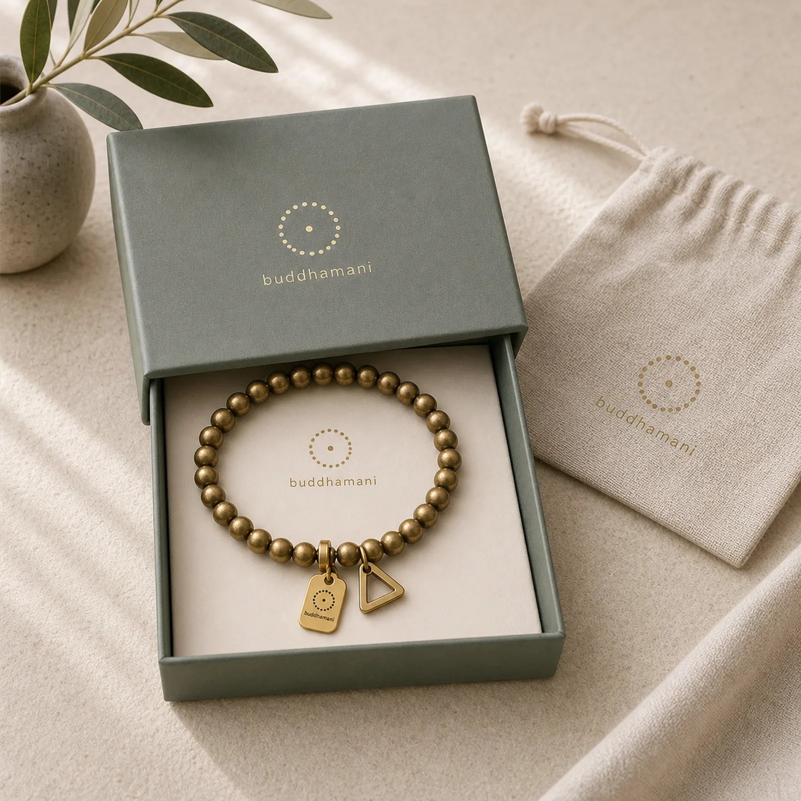 "Wishing You Good Luck Always" Pure Copper Brass Bracelet Includes Gift Message Card featuring Copper
