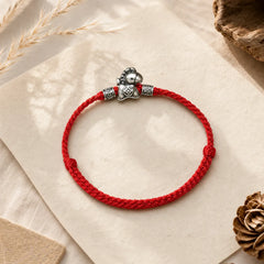 "Wishing You Wealth and Protection" Year of the Horse String Includes Gift Message Card featuring Horse, Silver, Dragon