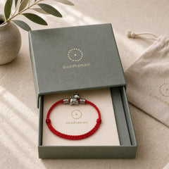 "Wishing You Wealth and Protection" Year of the Horse String Includes Gift Message Card featuring Horse, Silver, Dragon