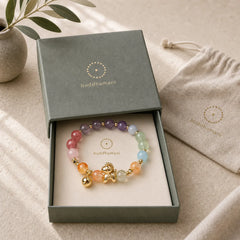 Year Of The Horse Citrine Amethyst Various Crystals Protection Bracelet featuring Horse, Citrine, Amethyst