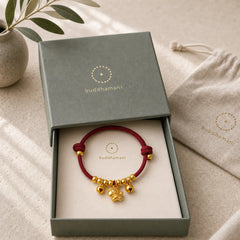 Year Of The Horse Multiple Horse Styles Rope Luck Strength Adjustable Bracelet featuring Horse, Red String, Copper