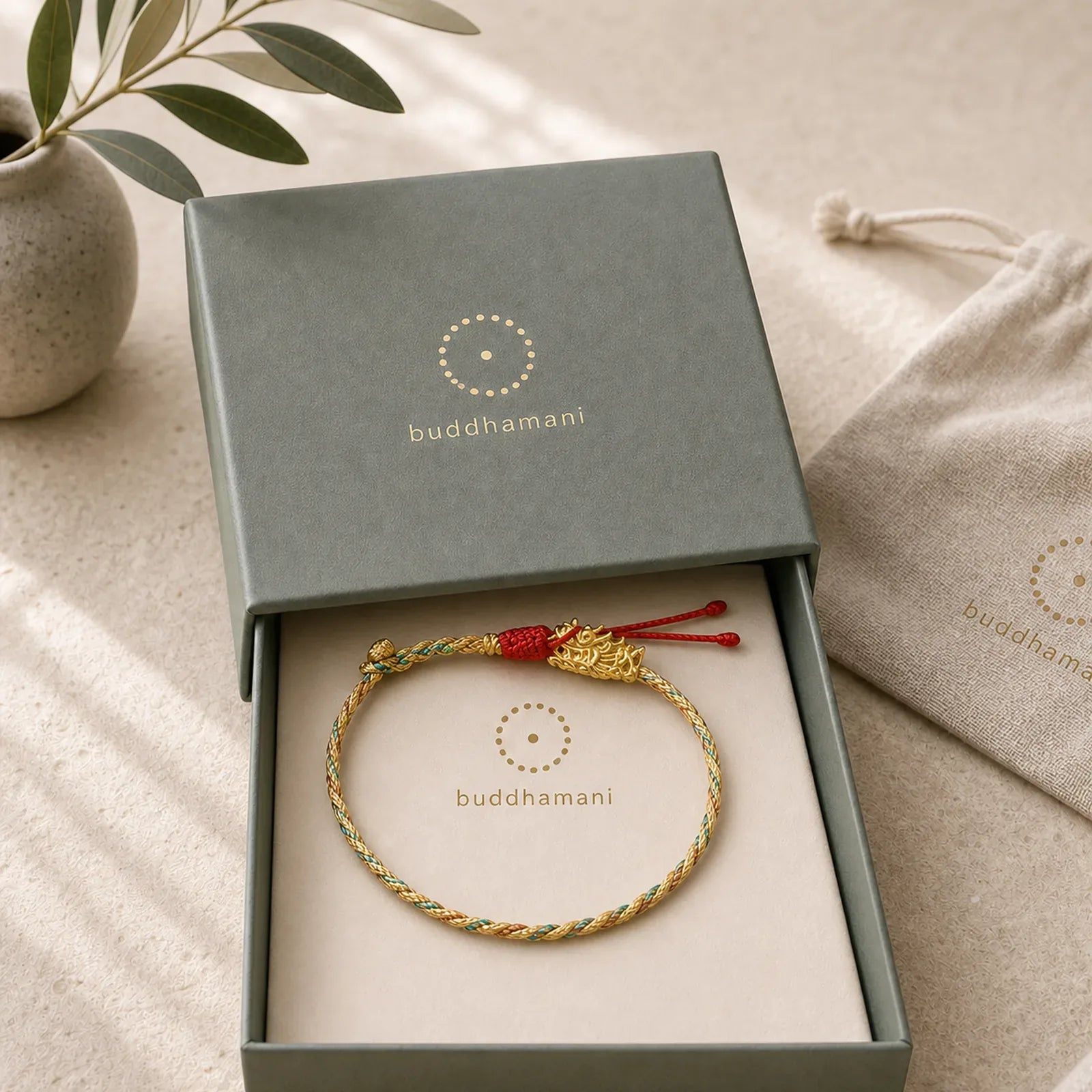Year of the Dragon Handmade Colorful Dragon Carved Success Braided Bracelet (Extra 35% Off | USE CODE: FS35) featuring Dragon, Evil Eye, The Phoenix