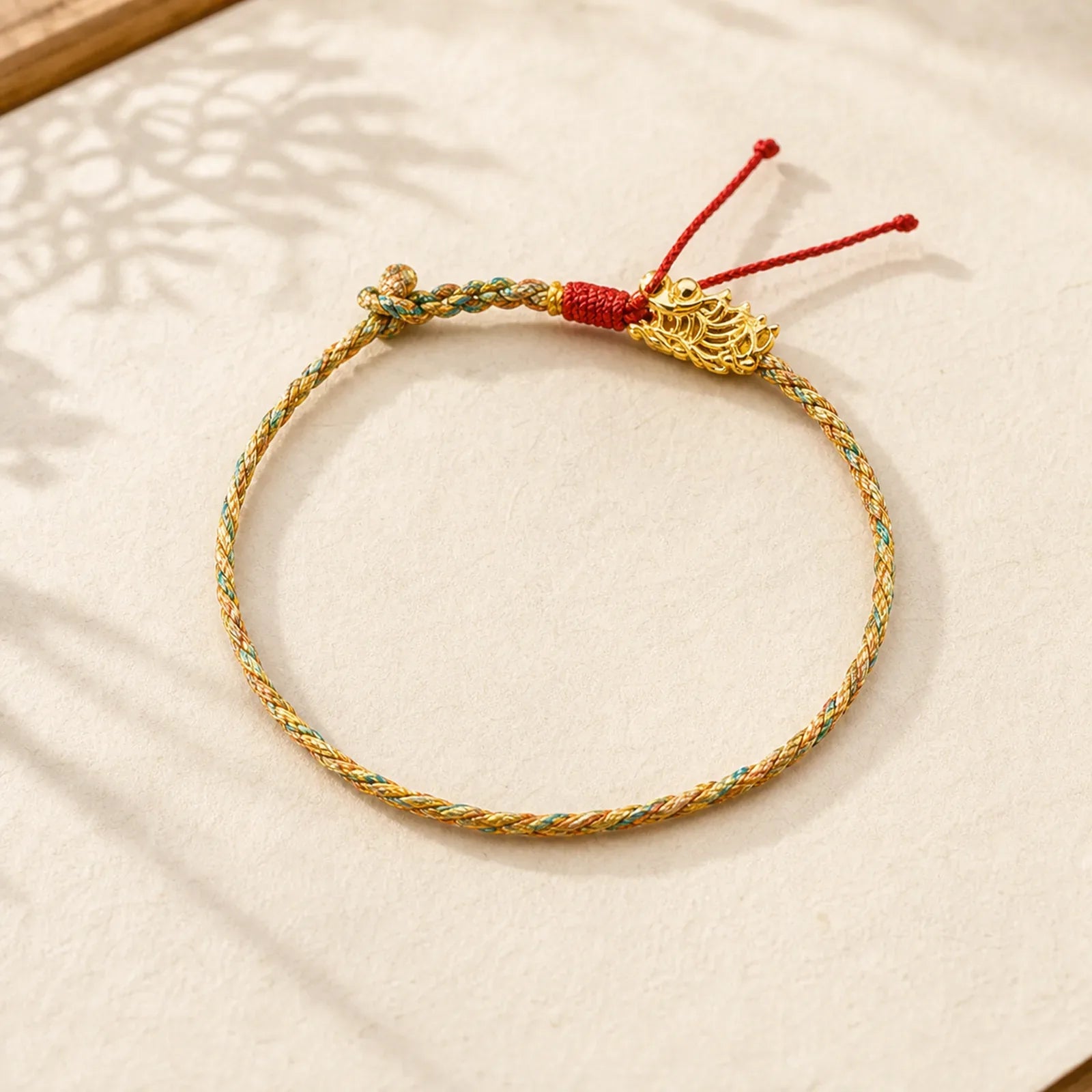 Year of the Dragon Handmade Colorful Dragon Carved Success Braided Bracelet (Extra 35% Off | USE CODE: FS35) featuring Dragon, Evil Eye, The Phoenix