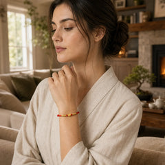 Yuanbao Red String Braided Luck Bracelet featuring Red String