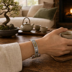 Chinese Zodiac Natal Buddha Protection Bracelet (Extra 30% Off | USE CODE: FS30) featuring Silver, Copper