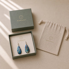 Emperor Stone Healing Crystal Earrings featuring Emperor Stone