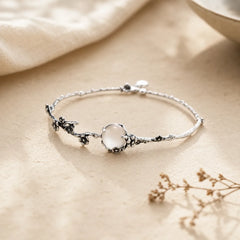 FREE Today: Absorb Negative Energy Plum Blossom Chalcedony Positive Bracelet featuring Chalcedony