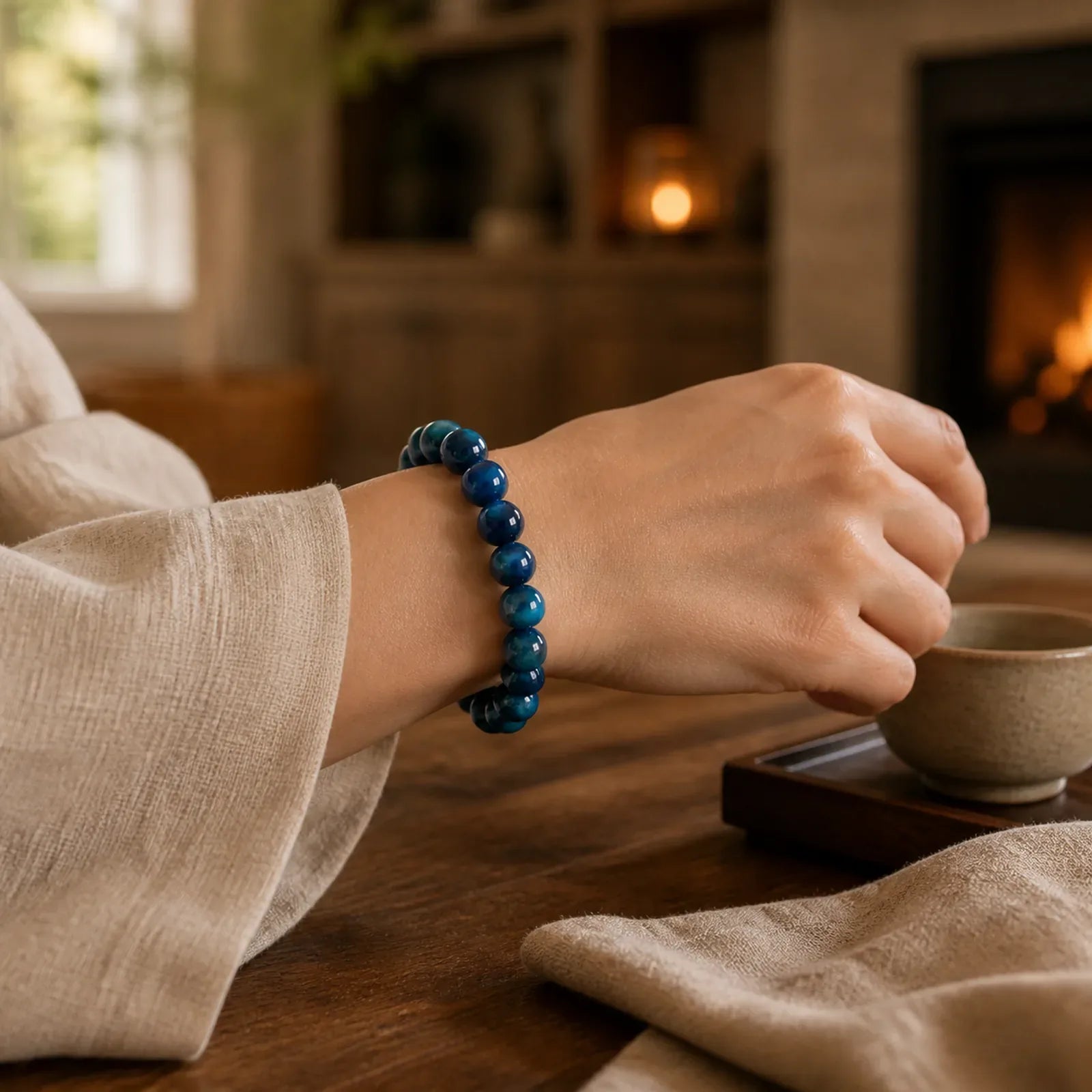 FREE Today: Against Negative Energy Tiger Eye Bracelet featuring Tiger Eye