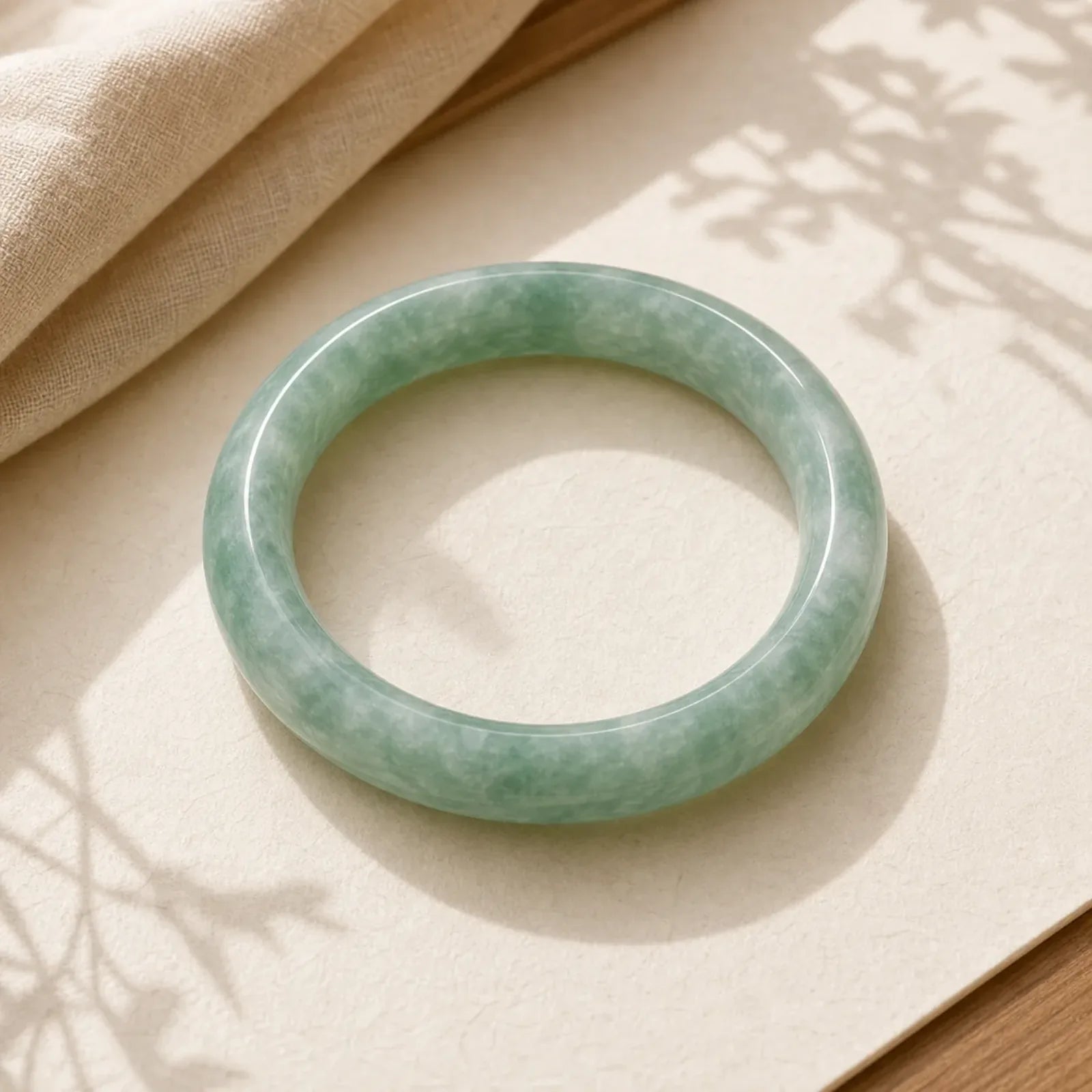FREE Today: Attract Wealth Protection Jade Bangle featuring Jade