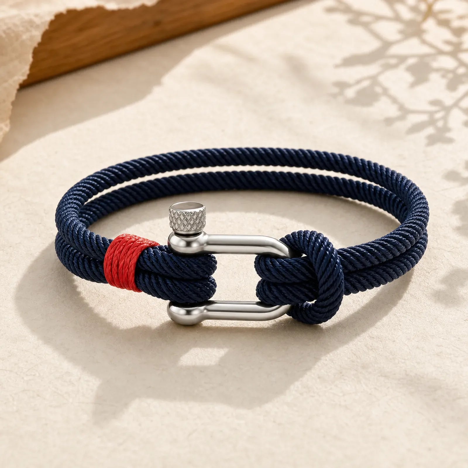 FREE Today: Balance and Calm Titanium Steel Shackle Bracelet featuring Titanium Steel