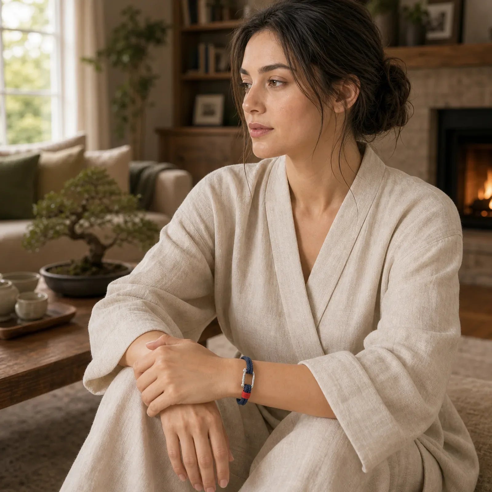 FREE Today: Balance and Calm Titanium Steel Shackle Bracelet featuring Titanium Steel