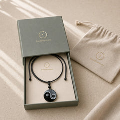 FREE Today: Balance and Strength Black Obsidian Yin Yang Round Pendant Necklace featuring Black Obsidian