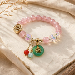 FREE Today: Blessing Good Luck Fu Character Charm Healing Bracelet featuring Fu Character