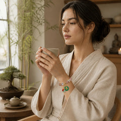 FREE Today: Blessing Good Luck Fu Character Charm Healing Bracelet featuring Fu Character
