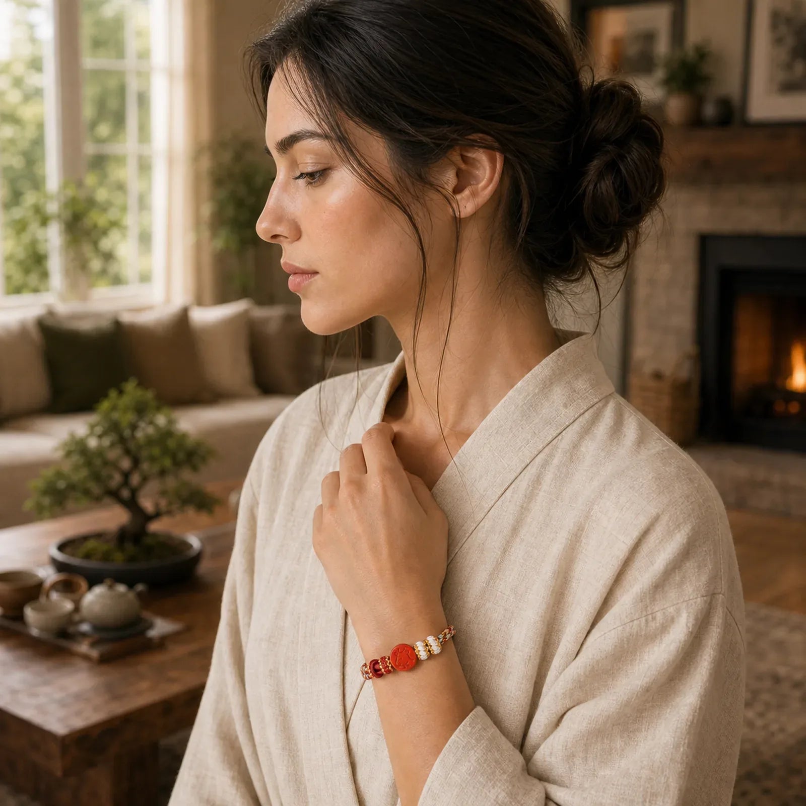 FREE Today: Blessing and Concentration Cinnabar Chinese Zodiac Hand-Woven Red String Bracelet featuring Cinnabar, Red String
