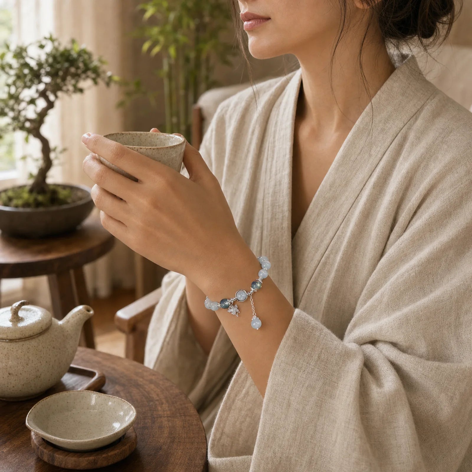 FREE Today: Bring Positive Energy Butterfly Cat's Eye Chrysoberyl Bracelet featuring Butterfly, Cat's Eye / Chrysoberyl