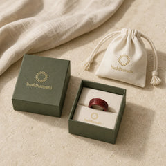 FREE Today: Concentration Blessing Cinnabar Om Mani Padme Hum Heart Sutra Ring featuring Cinnabar, Om Mani Padme Hum, Om
