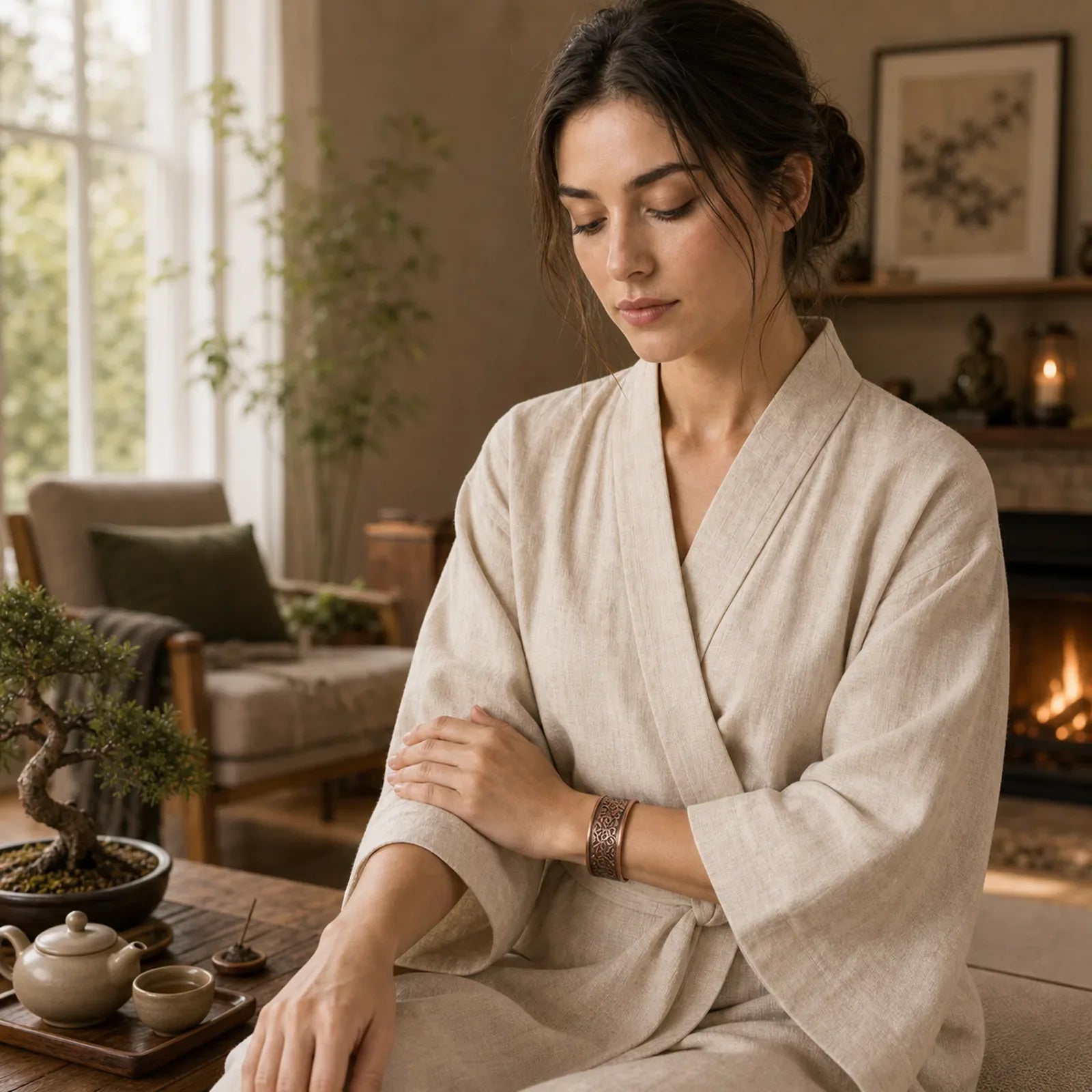 FREE Today: Connection Strength Tree Of Life Balance Magnetic Adjustable Cuff Bracelet Bangle featuring
