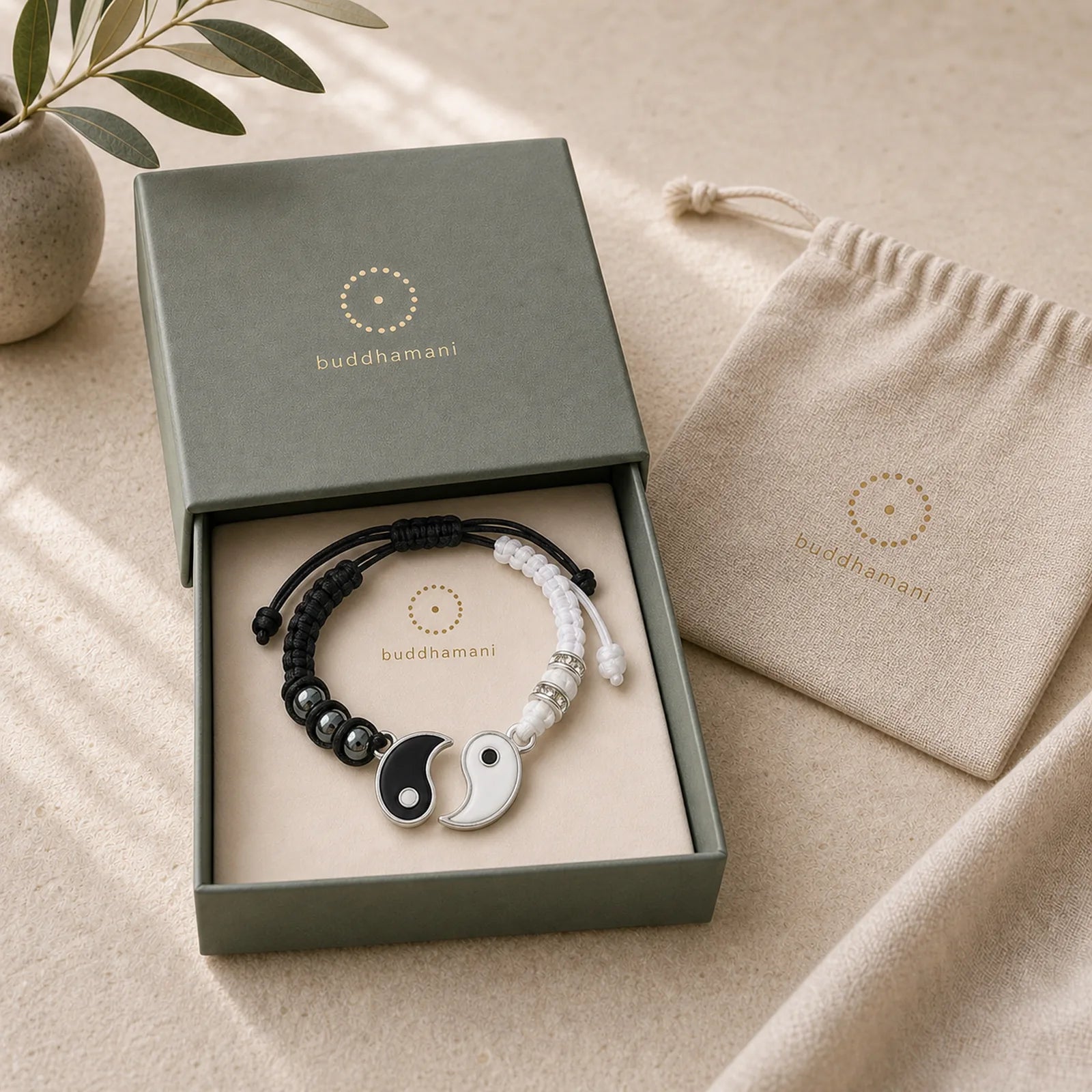 FREE Today: Everlasting Friendship Love Couple Balance Bracelet featuring