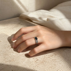 FREE Today: Fortune and Protection Copper Black Onyx Adjustable Ring featuring Copper, Black Onyx