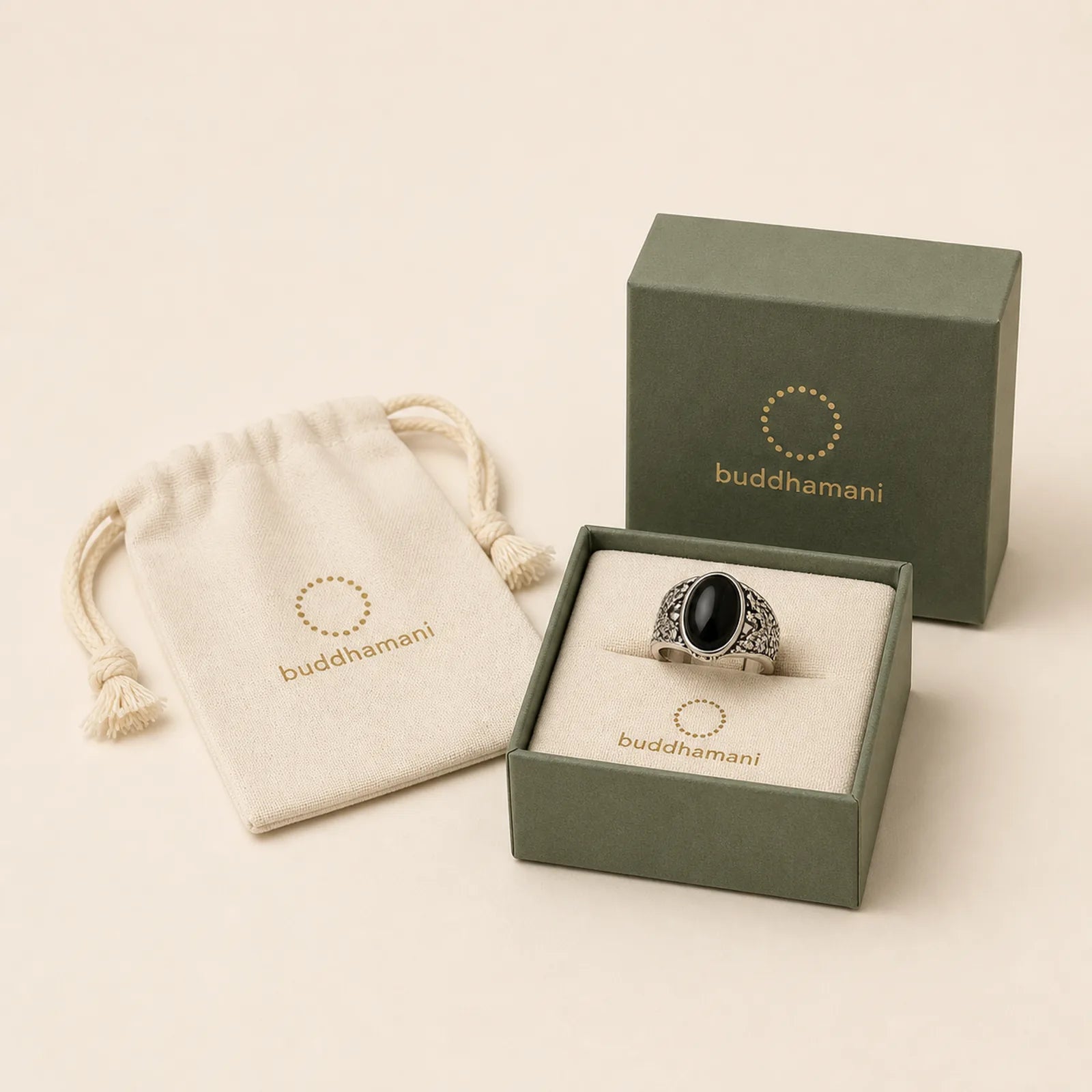 FREE Today: Fortune and Protection Copper Black Onyx Adjustable Ring featuring Copper, Black Onyx
