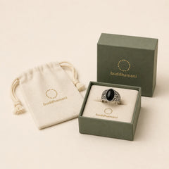 FREE Today: Fortune and Protection Copper Black Onyx Adjustable Ring featuring Copper, Black Onyx
