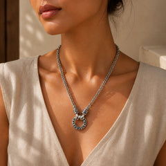 FREE Today: Grounding and Purity Copper Om Mani Padme Hum Chain Necklace featuring Copper, Om Mani Padme Hum, Om