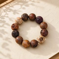 FREE Today: Healing Protection Sandalwood Chinese Zodiac Dragon Phoenix Fu Character Bracelet featuring Sandalwood, Dragon, Phoenix