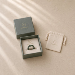 FREE Today: Healing and Luck Natural Cyan Jade Ring featuring Cyan Jade, Jade
