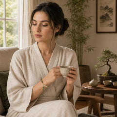 FREE Today: Keep Alive Jade Bamboo Pattern Luck Abundance Bracelet featuring Jade, Bamboo
