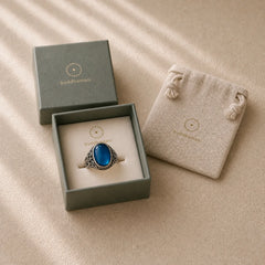 FREE Today: Optimism and Creative Blue Chalcedony Copper Adjustable Ring featuring Blue Chalcedony, Chalcedony, Copper
