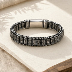 FREE Today: Peace Healing Tibetan Copper Prayer Wheel Om Mani Padme Hum Metal Bracelet featuring Copper, Om Mani Padme Hum, Om