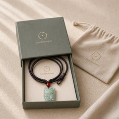 FREE Today: Prosperity and Abundance Lucky Cat Jade Necklace Pendant featuring Jade