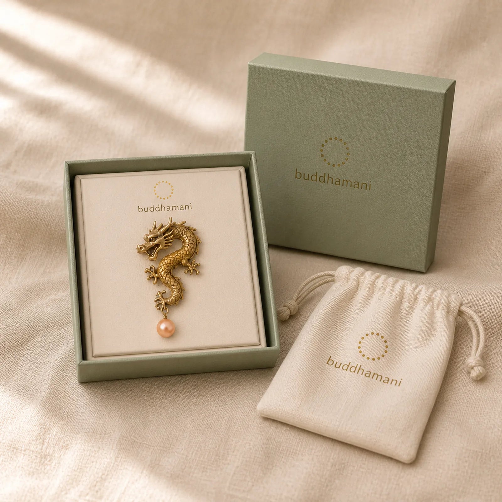 FREE Today: Protection and Strength Domineering Dragon Pearl Brooch featuring Dragon, Pearl