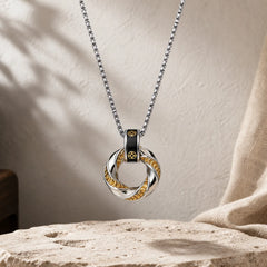 FREE Today: Protection and Wealth Copper Chinese Coin Electroplated Necklace featuring Copper