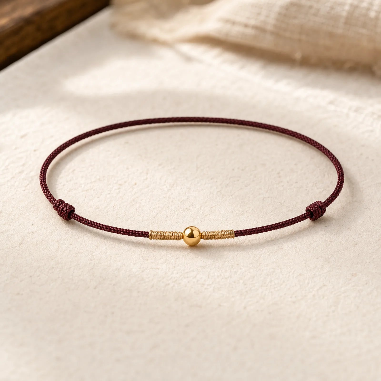 FREE Today: Provide Support Golden Bead Protection Braided Rope Bracelet Anklet featuring
