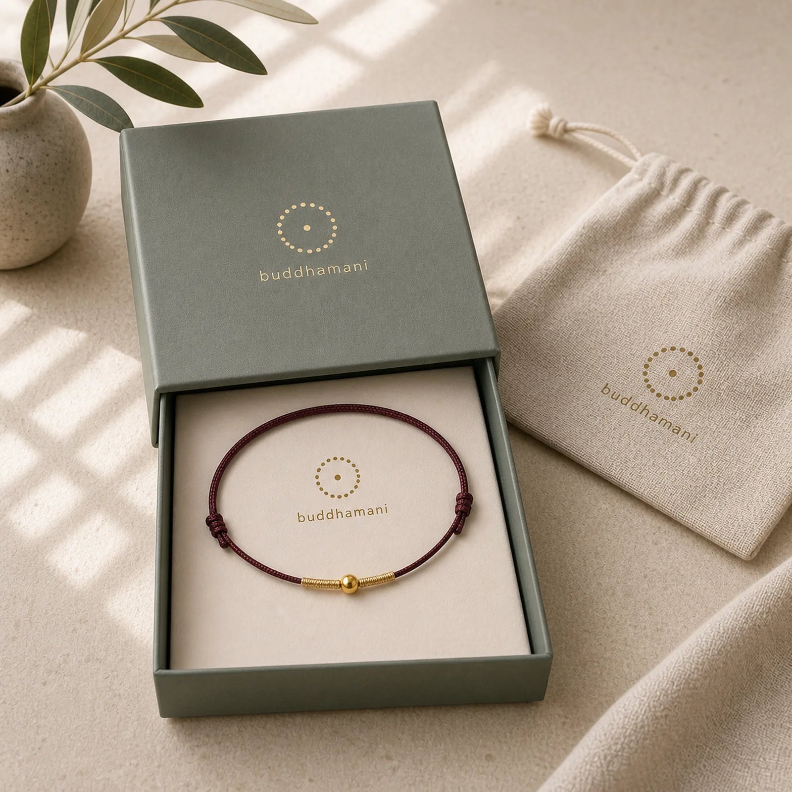 FREE Today: Provide Support Golden Bead Protection Braided Rope Bracelet Anklet featuring